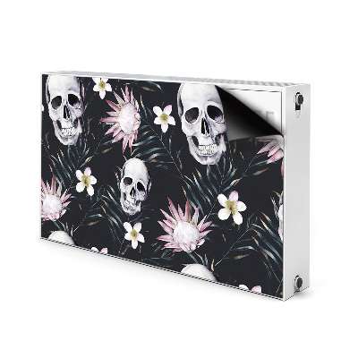 Radiator cover Skulls and leaves