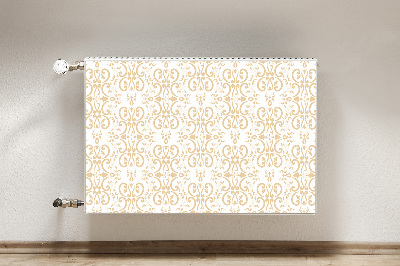 Radiator cover Baroque pattern