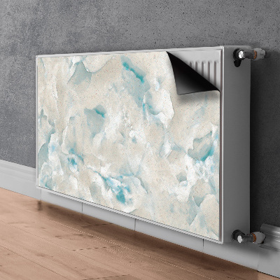 Magnetic radiator cover Marble abstraction