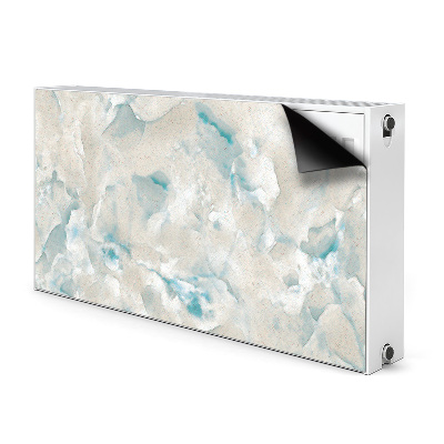 Magnetic radiator cover Marble abstraction