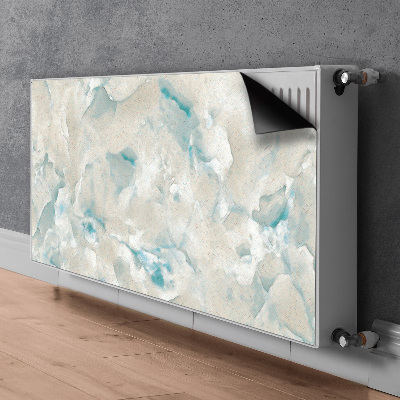 Magnetic radiator cover Marble abstraction