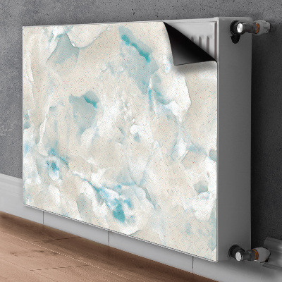 Magnetic radiator cover Marble abstraction