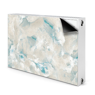 Magnetic radiator cover Marble abstraction