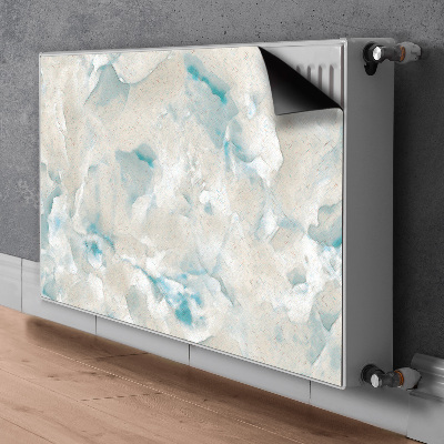 Magnetic radiator cover Marble abstraction