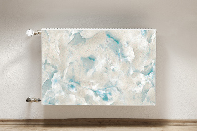 Magnetic radiator cover Marble abstraction