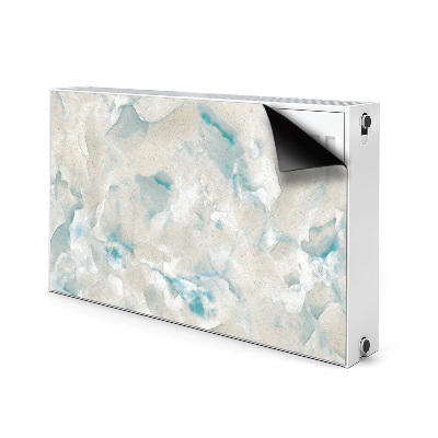 Magnetic radiator cover Marble abstraction