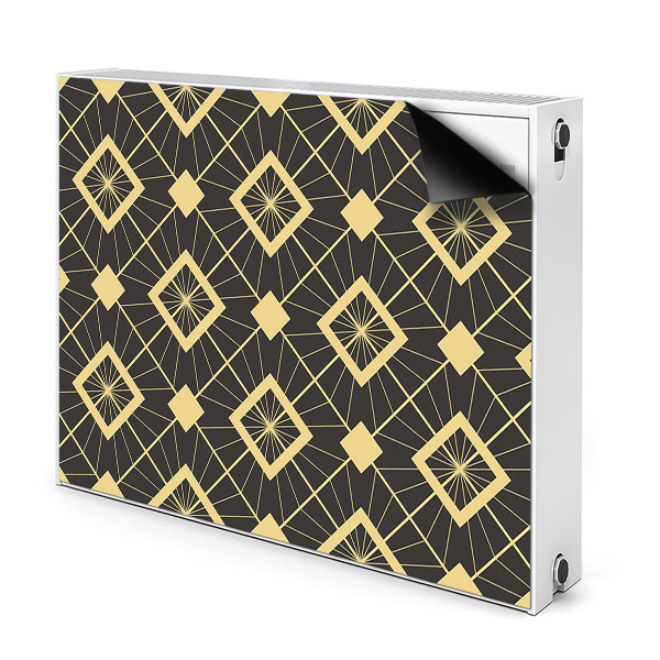 Magnetic radiator mat Retro pattern