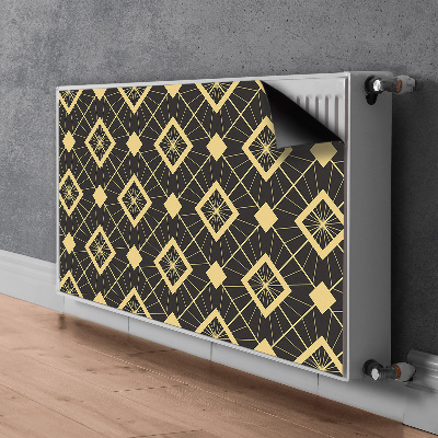 Magnetic radiator mat Retro pattern