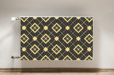 Magnetic radiator mat Retro pattern