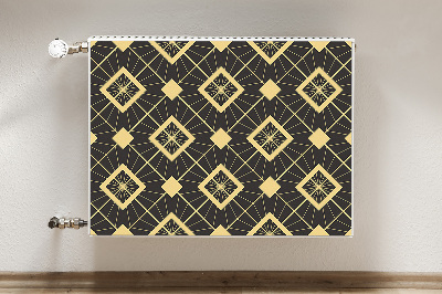 Magnetic radiator mat Retro pattern