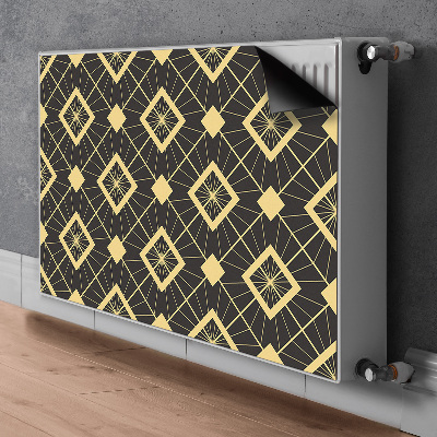 Magnetic radiator mat Retro pattern