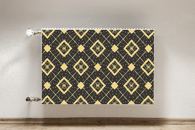 Magnetic radiator mat Retro pattern