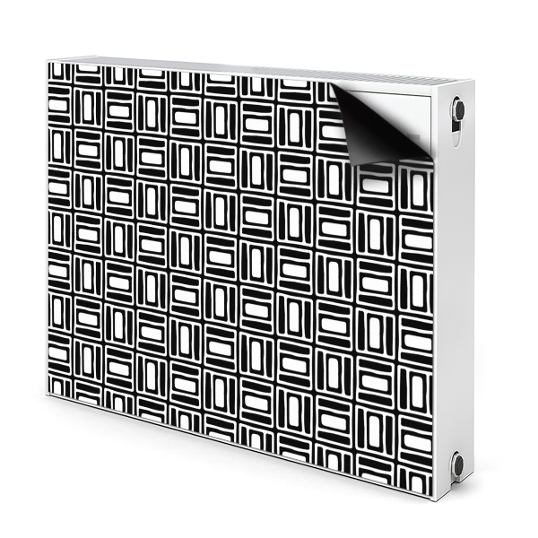 Magnetic radiator mat Geometric pattern