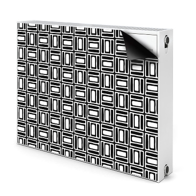 Magnetic radiator mat Geometric pattern