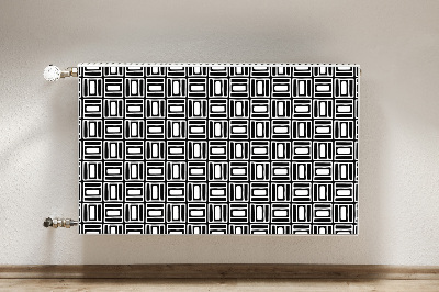 Magnetic radiator mat Geometric pattern