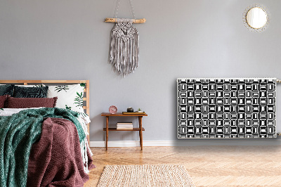 Magnetic radiator mat Geometric pattern