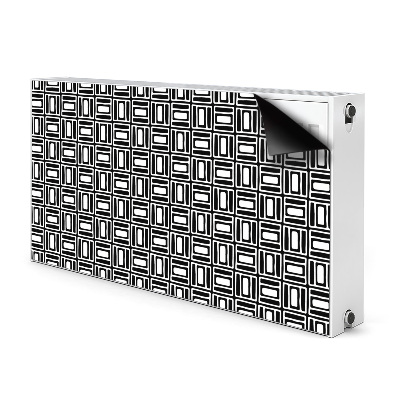 Magnetic radiator mat Geometric pattern