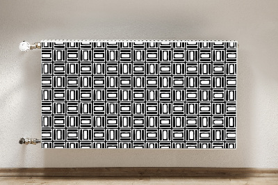 Magnetic radiator mat Geometric pattern