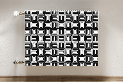 Magnetic radiator mat Geometric pattern