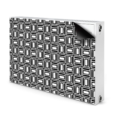 Magnetic radiator mat Geometric pattern