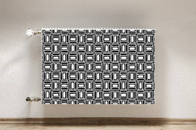 Magnetic radiator mat Geometric pattern