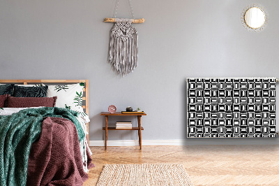 Magnetic radiator mat Geometric pattern