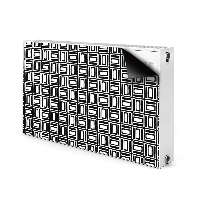 Magnetic radiator mat Geometric pattern