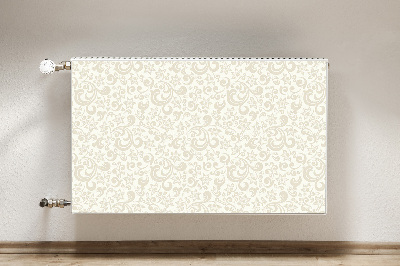 Magnetic radiator mat Baroque pattern