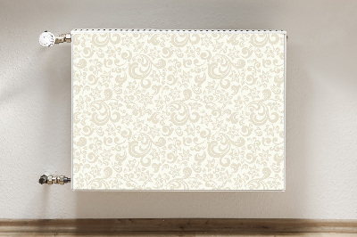 Magnetic radiator mat Baroque pattern