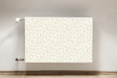 Magnetic radiator mat Baroque pattern