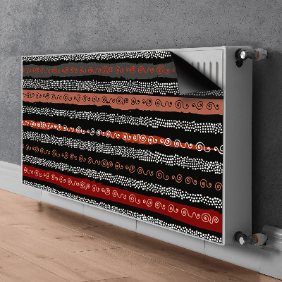 Decorative radiator mat Tribal pattern