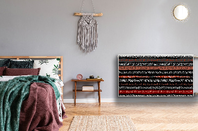 Decorative radiator mat Tribal pattern