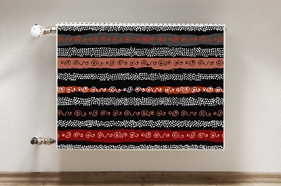 Decorative radiator mat Tribal pattern