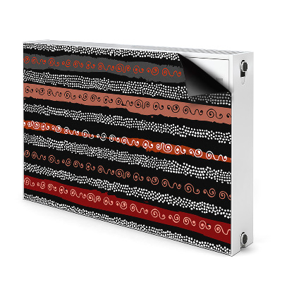 Decorative radiator mat Tribal pattern