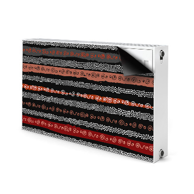 Decorative radiator mat Tribal pattern