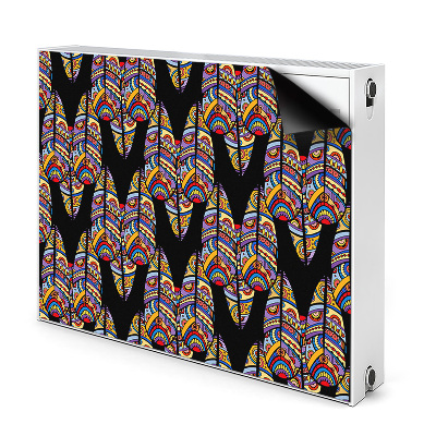 Decorative radiator cover Tribal art