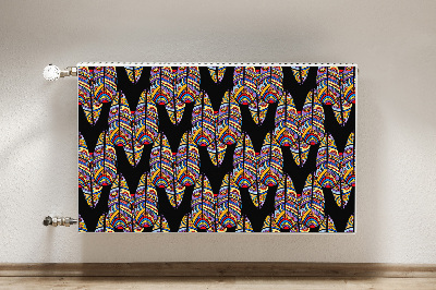 Decorative radiator cover Tribal art