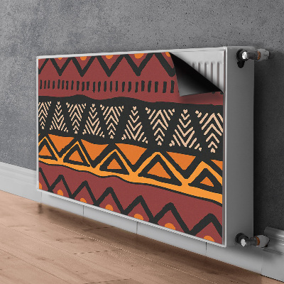 Decorative radiator mat Africa project