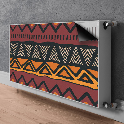 Decorative radiator mat Africa project