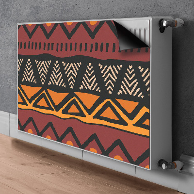 Decorative radiator mat Africa project