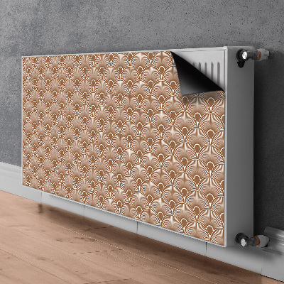 Decorative radiator cover Art Deco style