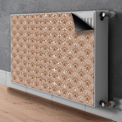 Decorative radiator cover Art Deco style