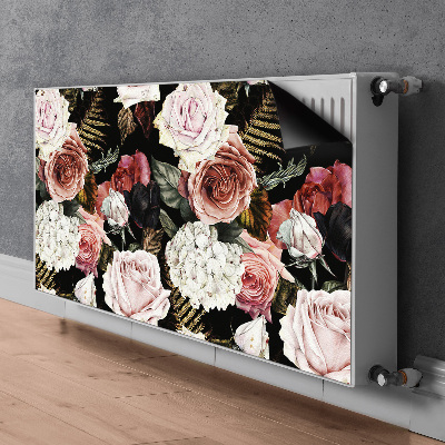 Radiator cover Baroque flowers