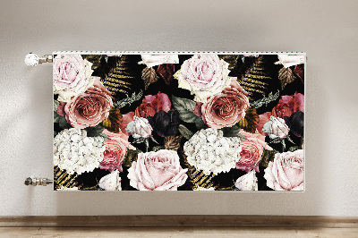 Radiator cover Baroque flowers