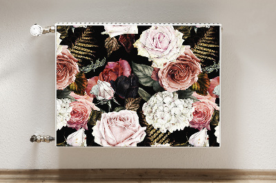 Radiator cover Baroque flowers