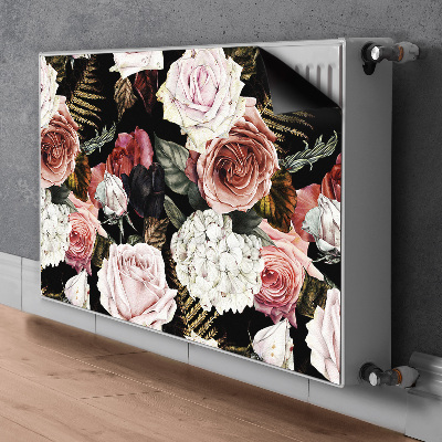 Radiator cover Baroque flowers