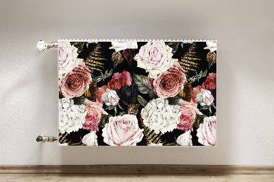 Radiator cover Baroque flowers