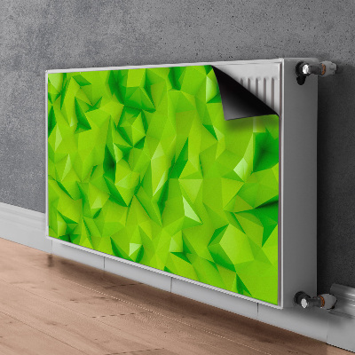 Radiator cover Abstraction green