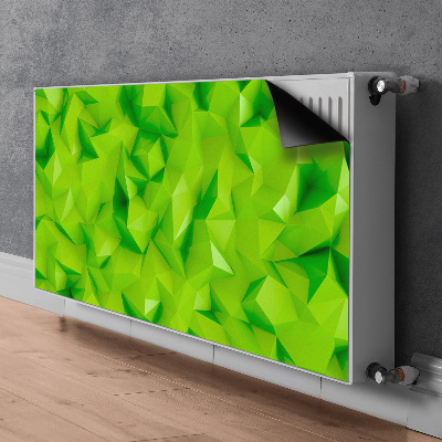 Radiator cover Abstraction green