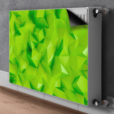 Radiator cover Abstraction green